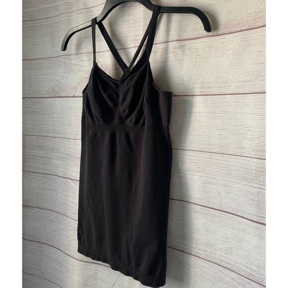 Black Stretchy Fitted Tank Top Shapewear - Picture 13 of 14